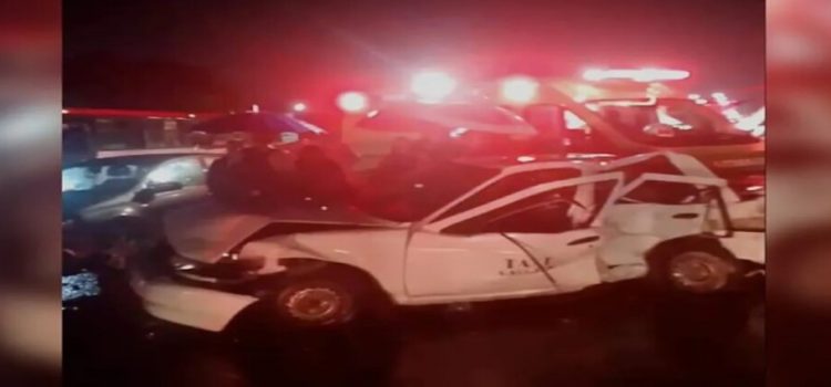 Mueren 2 personas en choque múltiple en autopista Toluca-Naucalpan