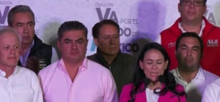 Alejandra Del Moral reconoce su derrota en Edomex y desea éxito a Delfina Gómez Alejandra Del Moral reconoce su derrota y le desea éxito a Delfina Gómez como gobernadora del Edomex