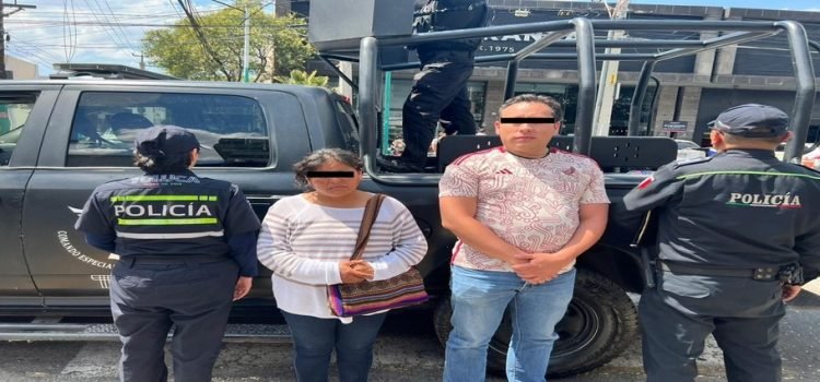 Detienen a 2 por coaccionar al voto en Toluca