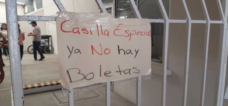 Se terminan boletas en casilla especial de Chalco