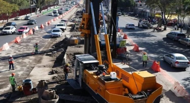 Avances de la construcción del Trolebús Santa Martha-Chalco en el Edomex