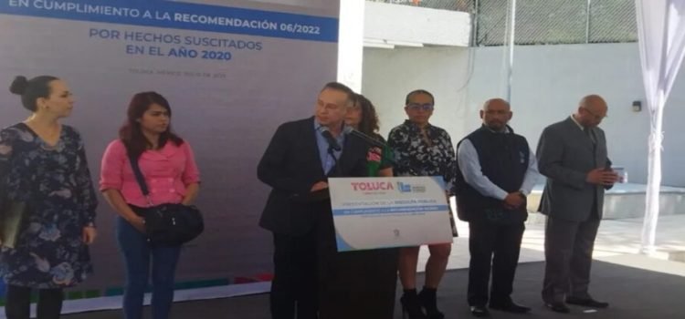 Alcalde de Toluca ofreció disculpa pública por abuso policial ocurrido en 2020