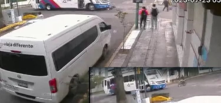 Chófer de camión atropelló a motociclista en Toluca