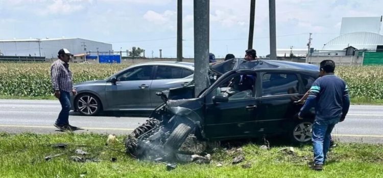 Mujer murió tras accidente automovilístico en la carretera Toluca-Atlacomulco