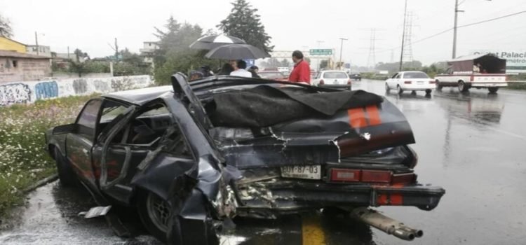 Accidentes viales incrementan un 15% por temporada de lluvia en Toluca