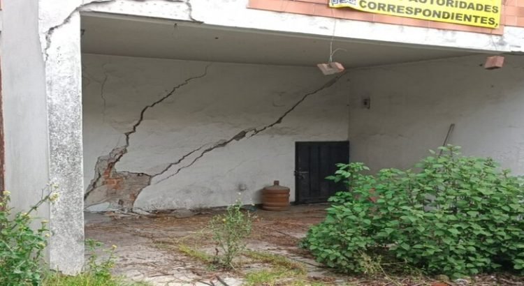Falla geológica provocó afectaciones en domicilios de Toluca
