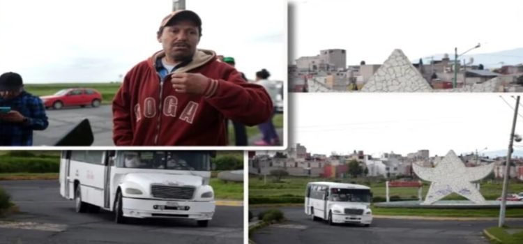 Habitantes y chóferes disputan ruta de transporte público en Toluca