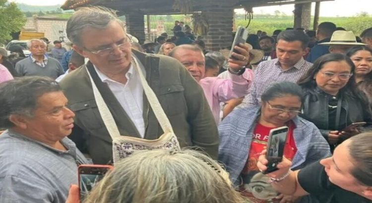 Marcelo Ebrard realiza su primera visita al Valle de Toluca