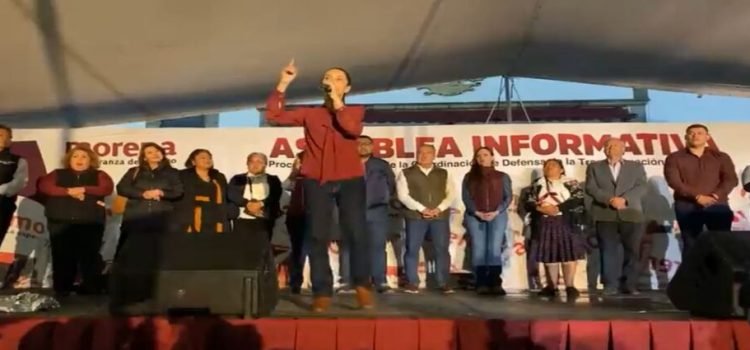 Claudia Sheinbaum cierra asambleas informativas con visita a Toluca y Texcoco