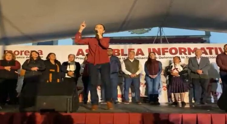 Claudia Sheinbaum cierra asambleas informativas con visita a Toluca y Texcoco
