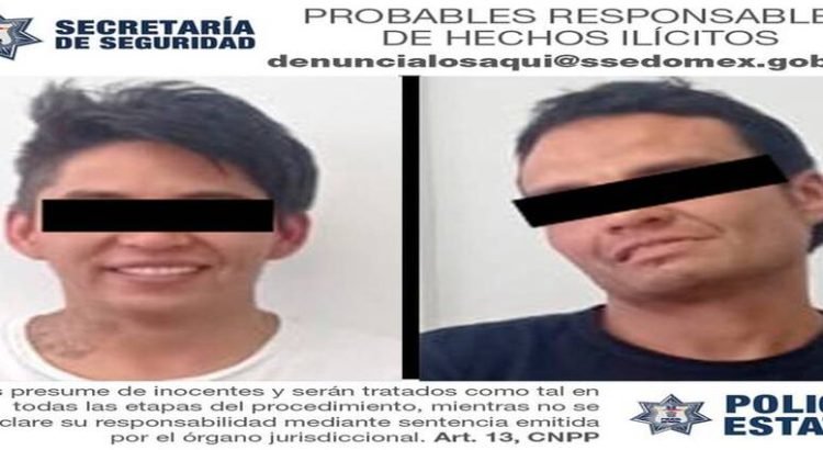 Detienen a 2 con vehículo robado en la zona del Mercado 16 de Septiembre en Toluca