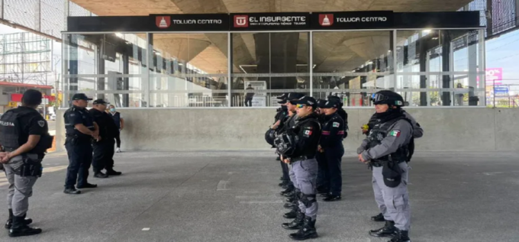 Refuerzan seguridad en inmediaciones del Tren México-Toluca tras riña entre comerciantes