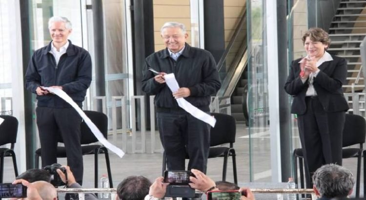 AMLO, Delfina y Del Mazo inauguran el Tren Interurbano México-Toluca