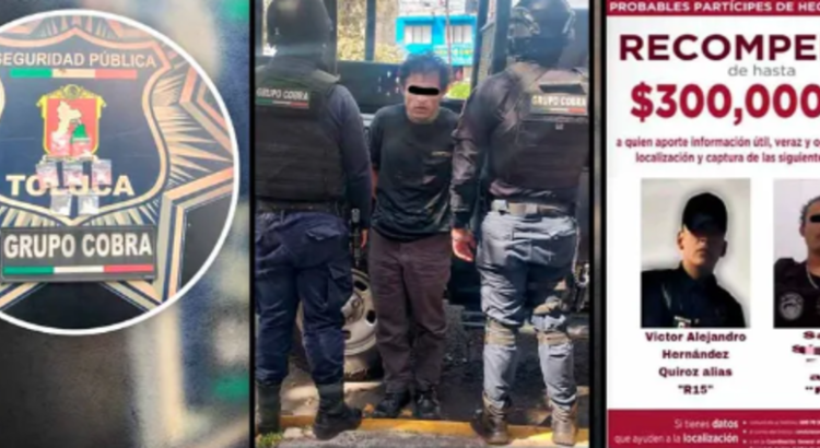 Detienen a presunto integrante de peligrosa célula delictiva en Toluca