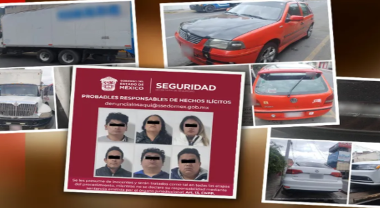Detienen a 6 por robo a panadería en Toluca
