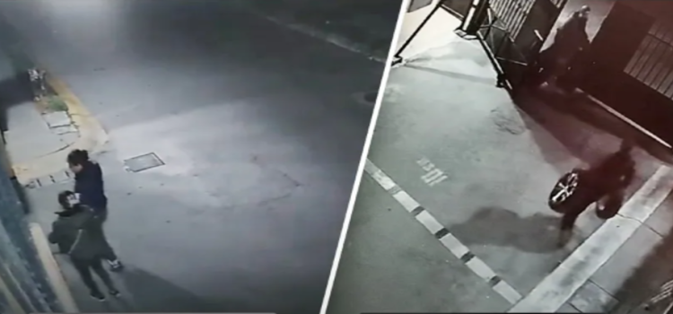 Cámaras de seguridad captan robo de autopartes en Toluca