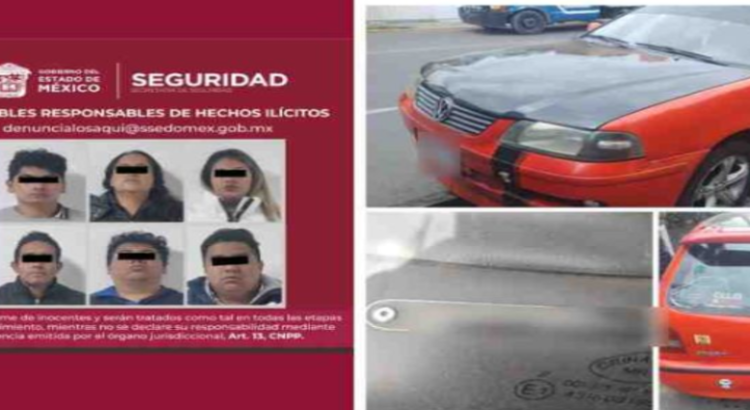 Detienen a 6 por robo a negocio en Toluca
