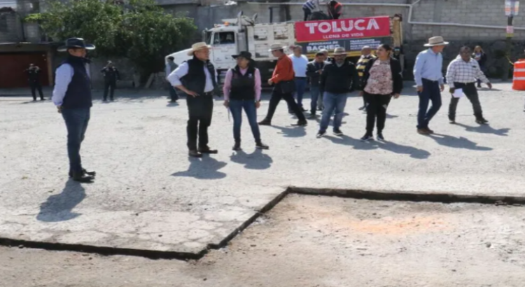 Cerrará programa de bacheo en Toluca con 450,000 metros cuadrados