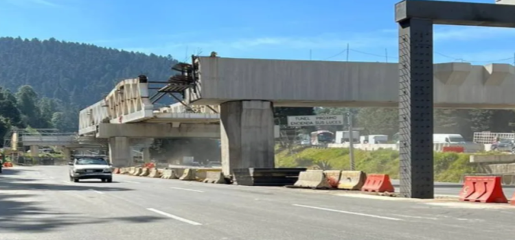 Restablecen circulación en la México-Toluca, tras cierre por obras de Tren Interurbano