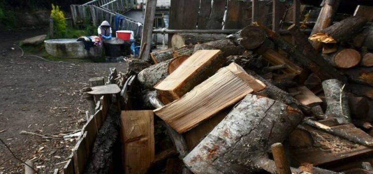 Frío castiga a familias que habitan a orillas del Nevado