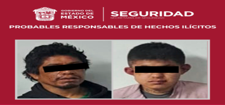 Detienen a 2 presuntos ‘Moto-ratas’ en Toluca