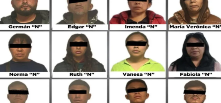 Detienen a 14 presuntos extorsionadores que operaban afuera de terminal de Toluca