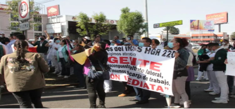 IMSS recibió a personal inconforme de la clínica 220 en Toluca