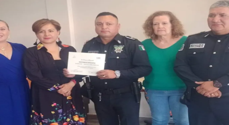 Patronato de Toluca Reconoce a elementos policiales ejemplares