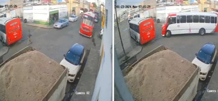 Autobús atropella y mata a hombre en Toluca