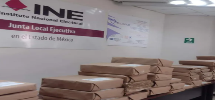 Comienza cadena de custodia de 40 millones de boletas federales en Edomex Comienza cadena de custodia a 40 millones de boletas federales en Edomex