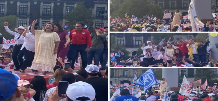 “Vamos a traer verdad donde hoy reina la mentira”: Xóchitl Gálvez desde Toluca