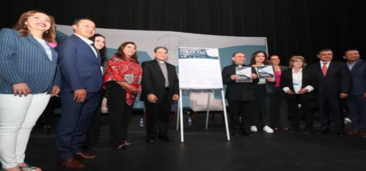 Dirigentes candidatos firman "Compromiso por la Paz" en Edomex Dirigentes candidatos firman “Compromiso por la Paz” en Edomex