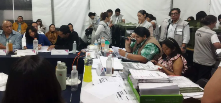 Casi completo el recuento de votos en Toluca