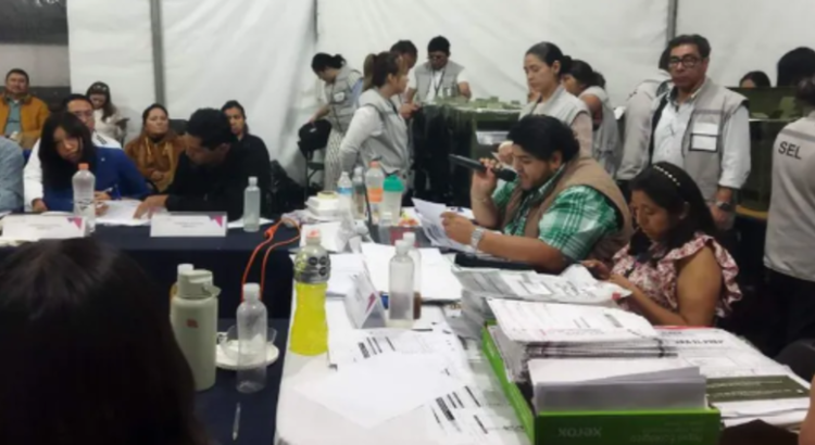 Casi completo el recuento de votos en Toluca