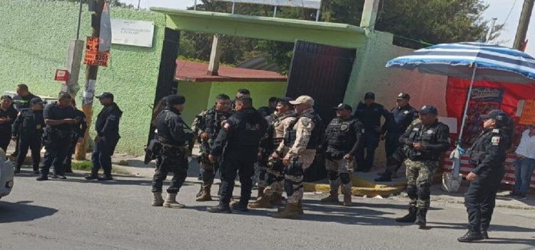 Reportan riña y balazos en casilla de Los Reyes La Paz, Edomex