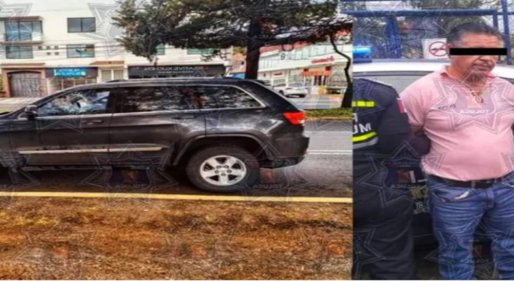 Cae presunto extorsionador de peligrosa célula delictiva tras persecución en Toluca