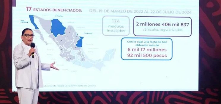 Éxito del programa de regularización vehicular: más de 6 mil millones de pesos recaudados para pavimentación