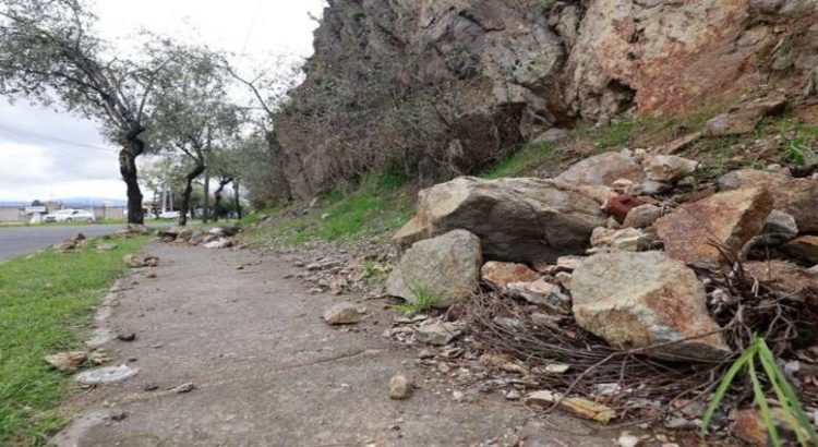 Detectan puntos susceptibles de desprendimiento de rocas en Toluca