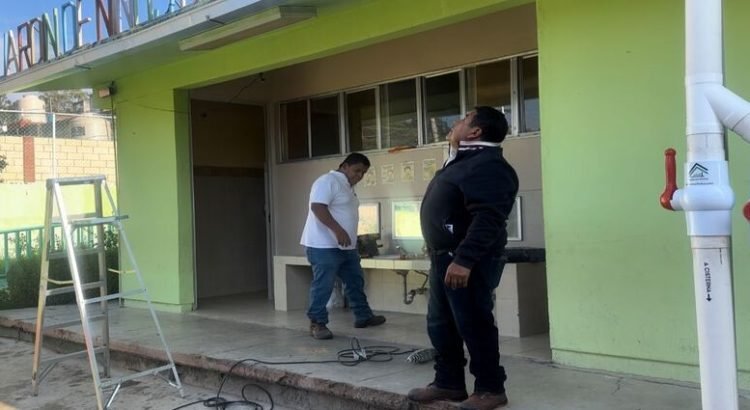 Kínder de Toluca construyó sistema de captación de agua de lluvia