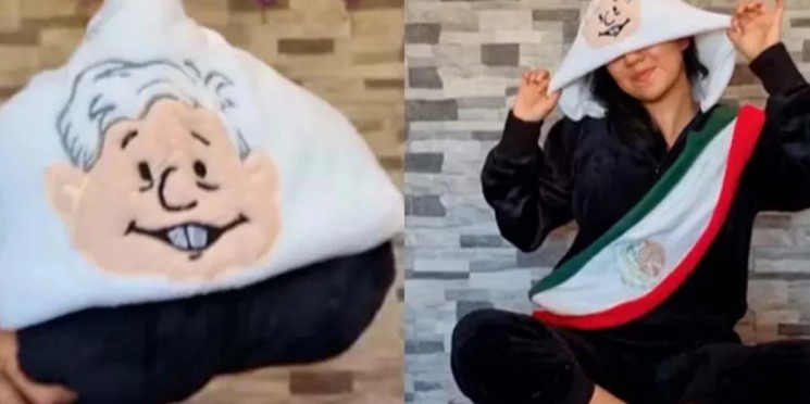 Joven causa sensación en redes con su Pejepijama