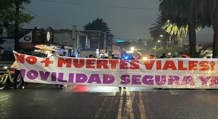 Ciclistas exigen ciclovía en Isidro Fabela, Toluca