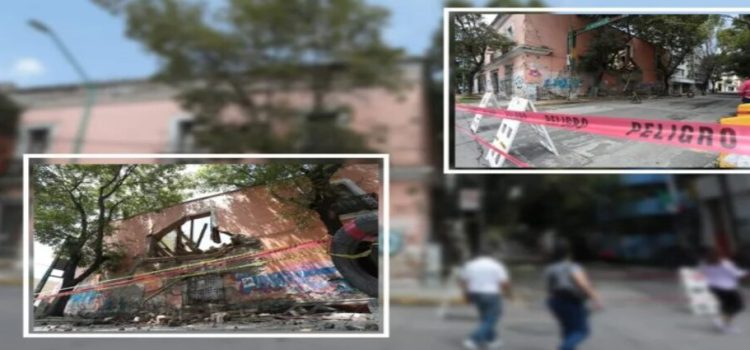 Casa antigua esta a punto de colapsar por lluvias en Toluca