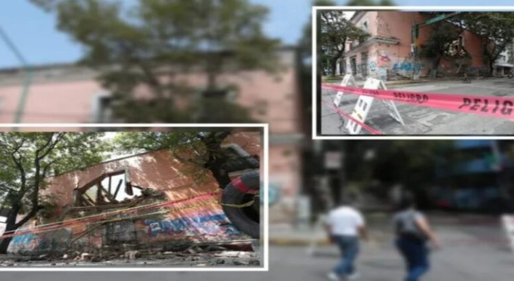 Casa antigua esta a punto de colapsar por lluvias en Toluca