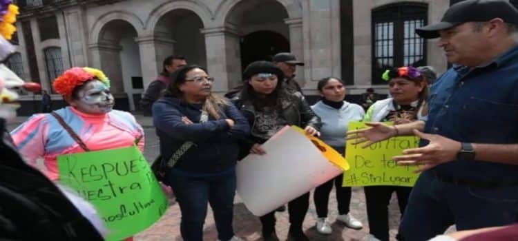 Pinta caritas piden instalarse en centro de Toluca