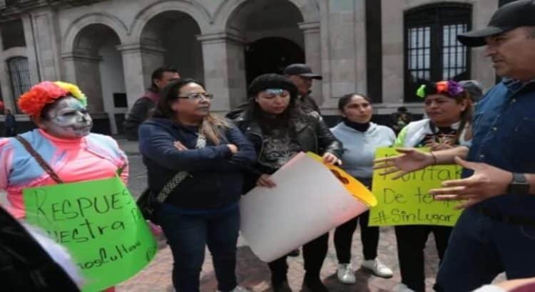 Pinta caritas piden instalarse en centro de Toluca
