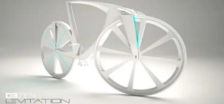 Desarrollan bicicleta voladora; lo hace por medio de levitación magnética Desarrollan bicicleta voladora; “vuela” por medio de levitación magnética
