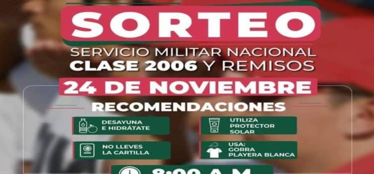 Todo preparado para el sorteo de servicio militar en Toluca