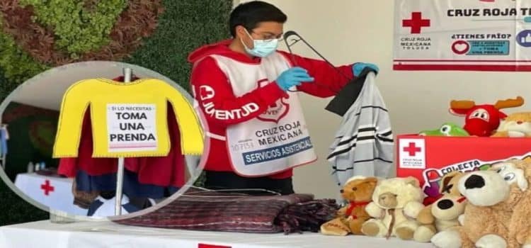 Cruz Roja inicia colecta de invierno en Valle de Toluca
