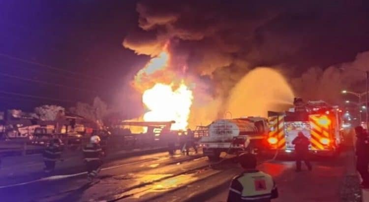 Se registra fuerte incendio en Río de los Remedios