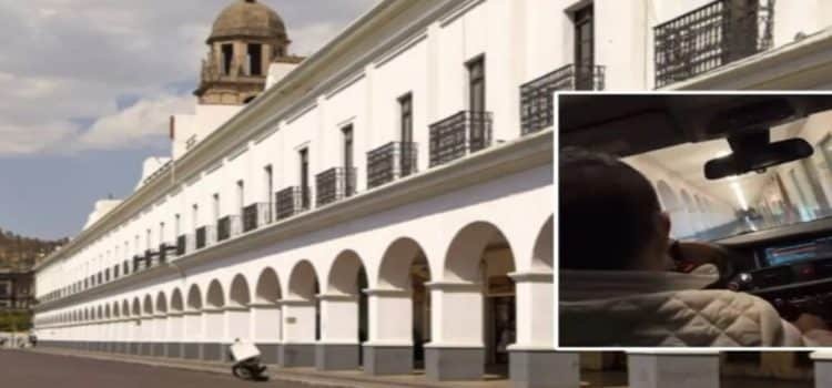 Captan a conductor haciendo ‘carreritas’ dentro de Portales de Toluca